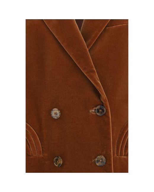 Blazé Milano Brown Cotton Blazer