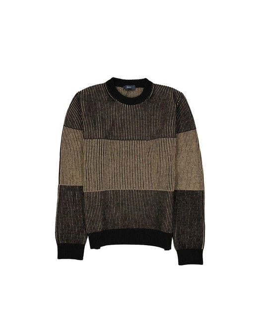 Herno Green Blue Wool Sweatshirt for men