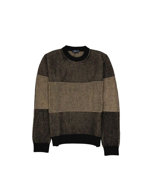 Herno Green Blue Wool Sweatshirt for men