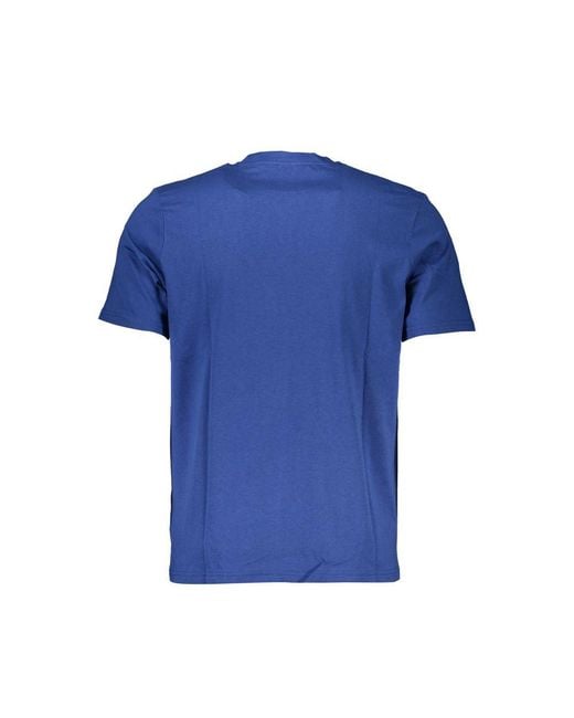 North Sails Blue Cotton T-Shirt for men