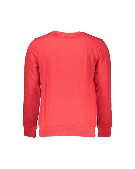 North Sails Red Cotton Sweater for men