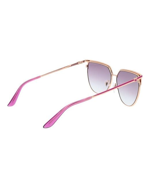 Guess Purple Metal Sunglasses