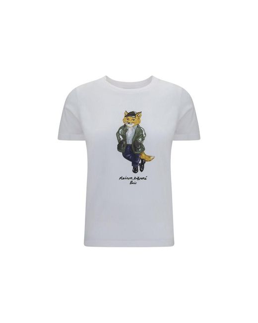 Maison Kitsuné White Cotton T