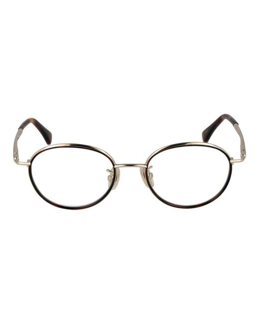 Max Mara Brown Metal Glasses (frames)