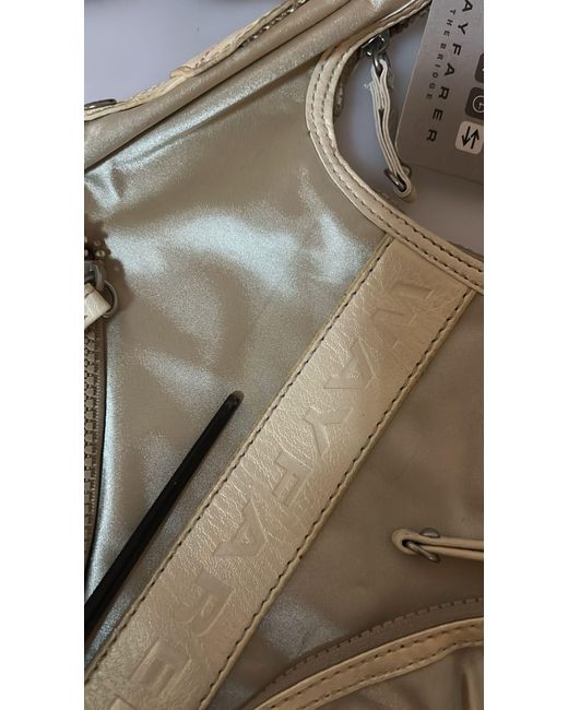 WAYFARER White Shoulder Crossbody Sling Fabric Purse