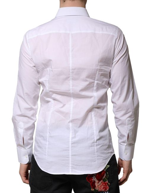 Dolce & Gabbana Purple Martini Long Sleeves Formal Shirt for men