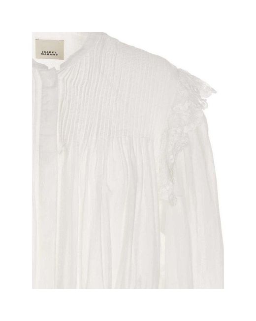 Isabel Marant White Viscose Top