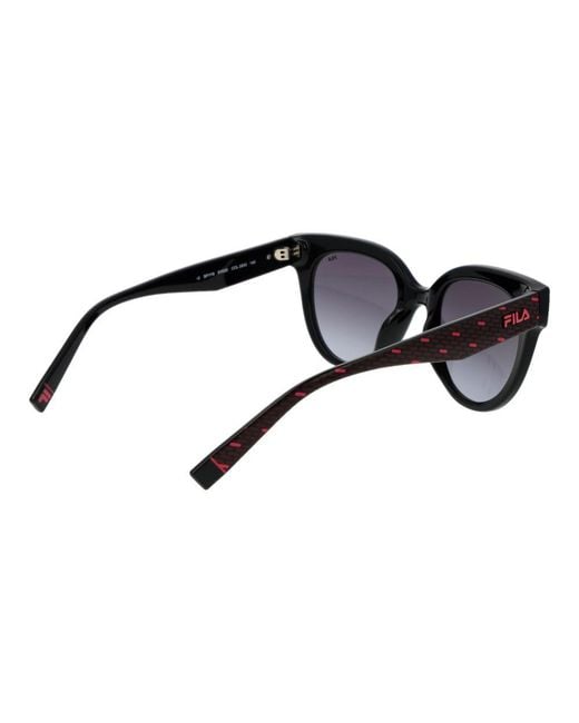 Fila Black Plastic Sunglasses