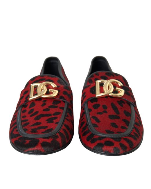 Dolce & Gabbana Black Velvet Loafers Formal Men Dress Shoes main image 0