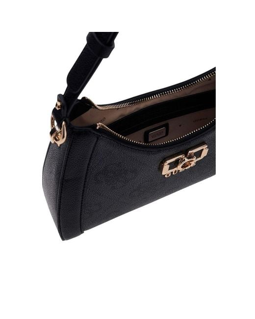 Guess Black Gray Polyethylene Handbag