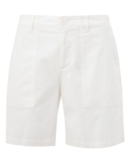Armani Exchange White Elegant Bermuda Stretch Shorts for men