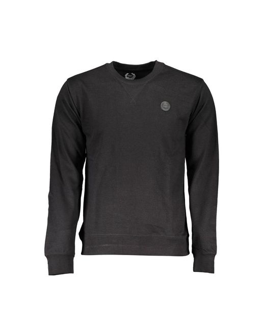 Gianmarco Venturi Black Cotton Sweatshirt for men