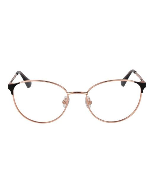 MAX&Co. Metallic Rose Gold Metal Glasses (frames)