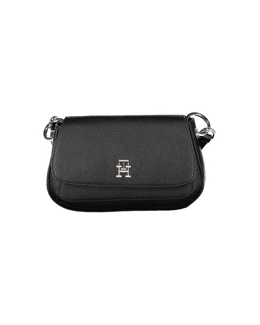 Tommy Hilfiger Black Polyethylene Handbag