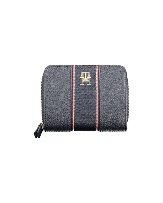 Tommy Hilfiger Blue Polyethylene Wallet
