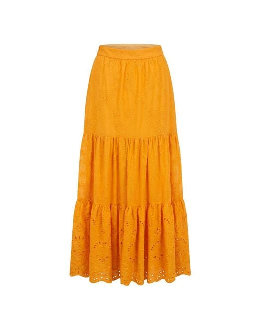 Trussardi Orange Polyester 's Skirt