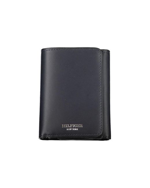Tommy Hilfiger Blue Elegant Leather Wallet For for men