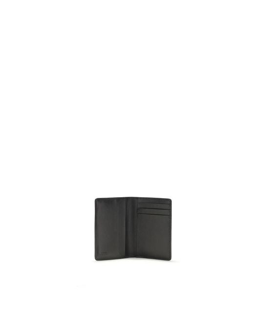 Fendi Black Calf Leather Bos Taurus Wallet for men
