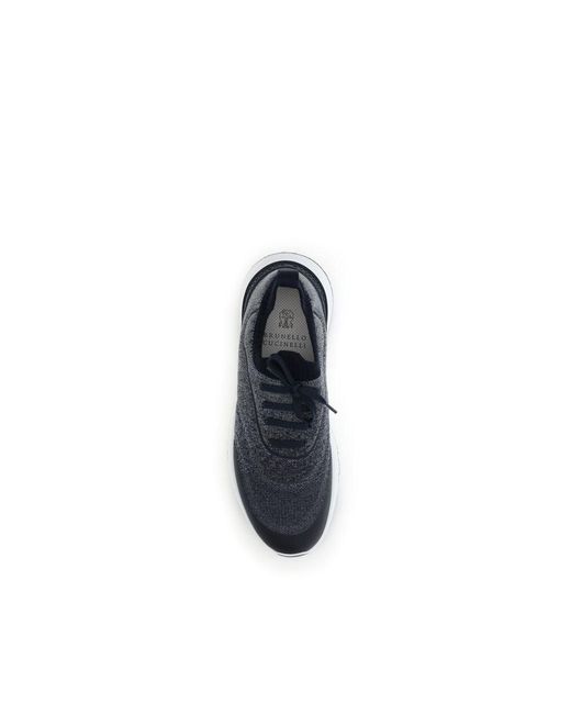 Brunello Cucinelli Blue Sneakers for men