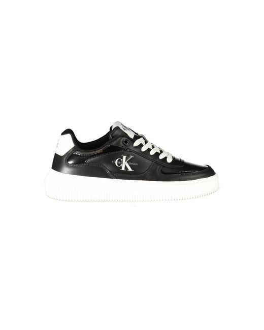 Calvin Klein Black Polyester Sneaker
