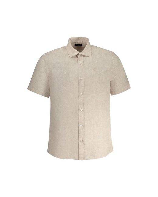 North Sails Natural Linen Shirt for men
