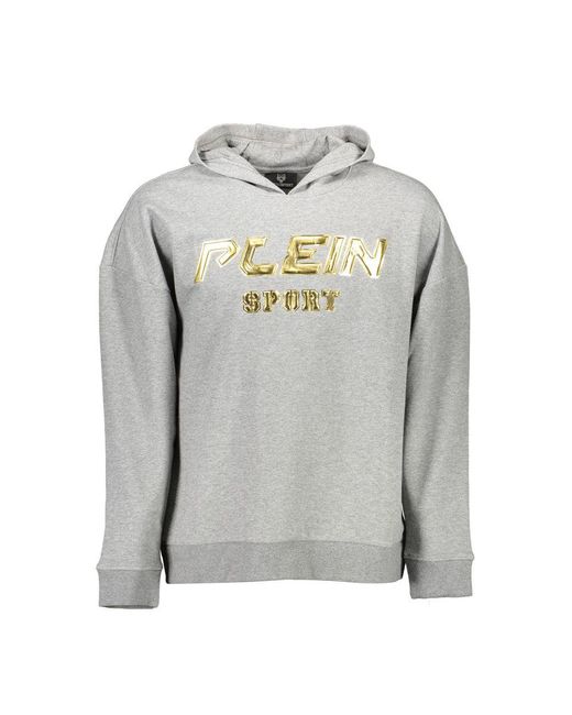 Philipp Plein Gray Cotton Sweatshirt for men