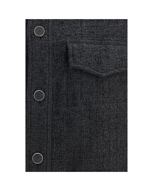 Balmain Blue Black Cotton Full for men