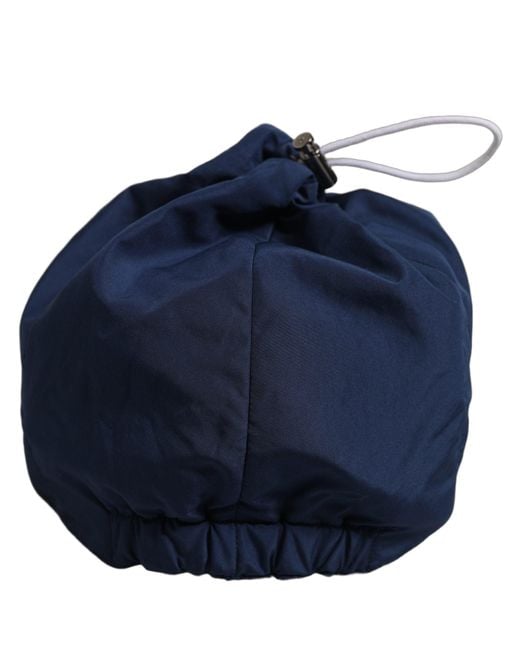 Dolce & Gabbana Men Navy Blue Polyester Baseball Capello Hat for men