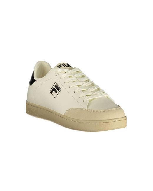 Fila Natural Bianco Poliestere Uomo Sneaker for men