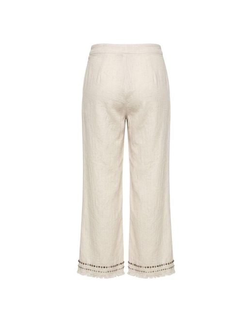 Trussardi Natural White Cotton 's Pants