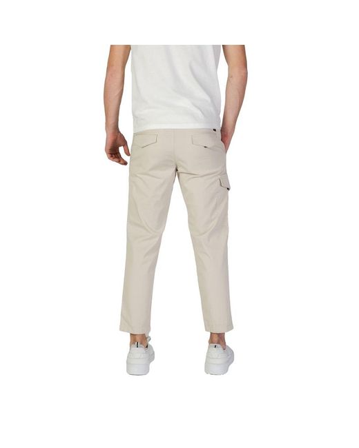 Refrigiwear Natural Beige Cotton Jeans & Pant for men