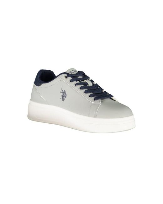 U.S. POLO ASSN. Multicolor Gray Polyester Men's Sneaker for men