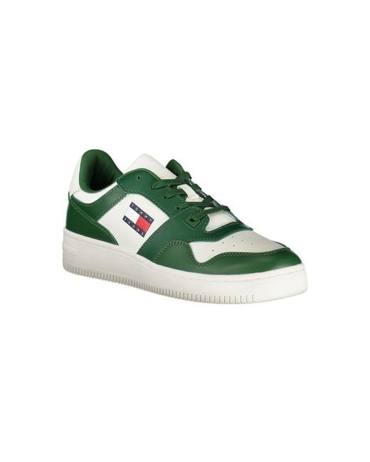 Tommy Hilfiger Green Jeans Basketbal Shoes Casual Design for men
