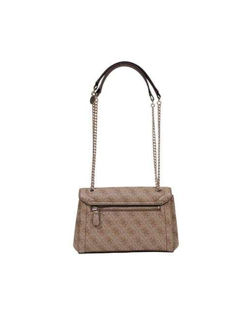 Guess Multicolor Brown Polyethylene Handbag
