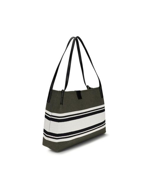 Balmain Black Cotton Shoulder Bag