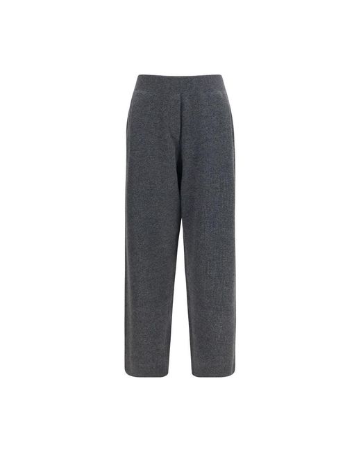 Brunello Cucinelli Gray Cashmere Casual Pants