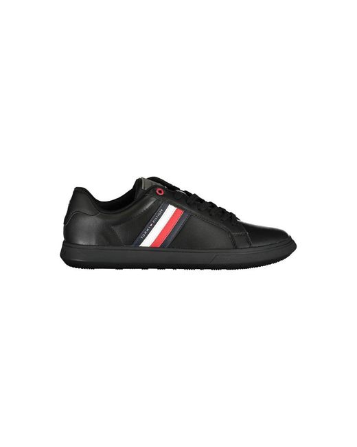 Tommy Hilfiger Black Chic Sneakers With Iconic Contrast Details for men