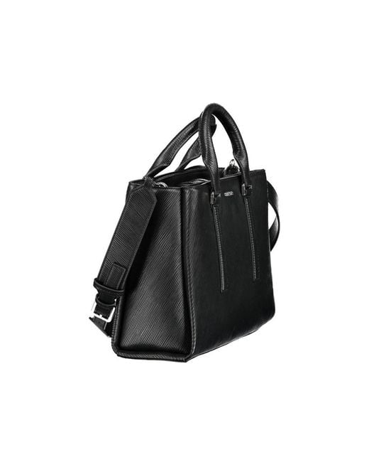 Calvin Klein Black Polyester Handbag