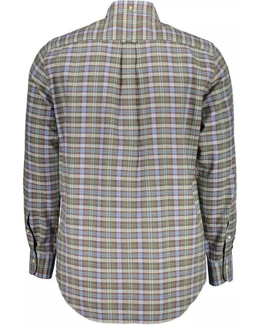 Gant Gray Cotton Shirt for men