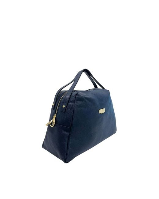 Baldinini Blue Leather Bag