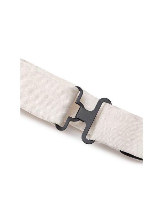 Dolce & Gabbana White Silk Bow Tie for men