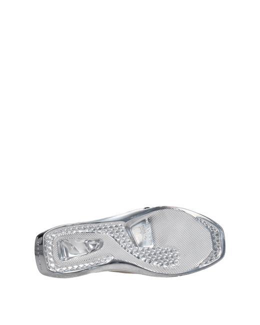 1017 ALYX 9SM White Gray Leather Slippers for men