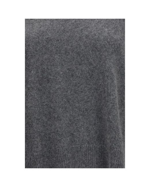 Loulou de Saison Gray Wool Oves Aries Sweatshirt