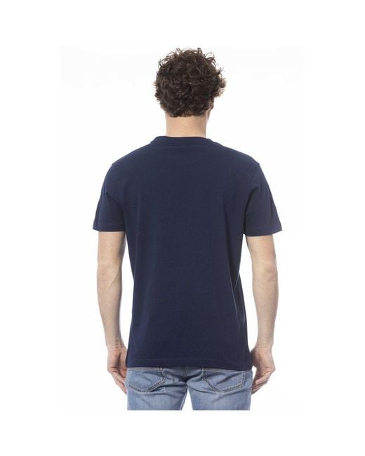 INVICTA WATCH Blue Cotton T-Shirt for men