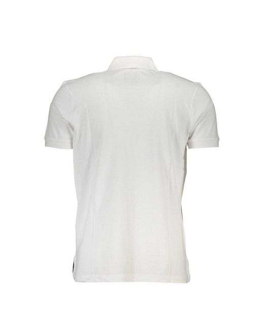 Gianmarco Venturi White Cotton Polo Shirt for men