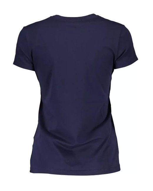 Ermanno Scervino Blue Cotton Tops & T-shirt