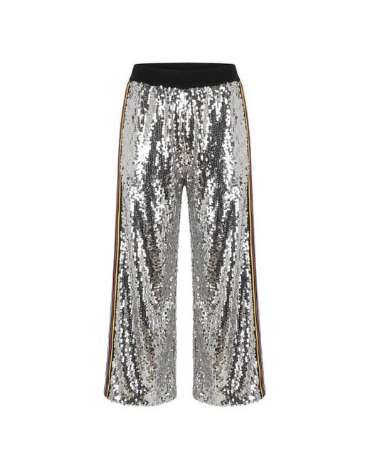 Trussardi Gray Grey Polyester Pants