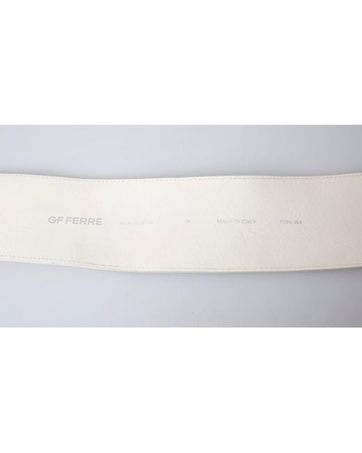 Gianfranco Ferré Black Waxed Cotton Wide Fashion Waistband Belt