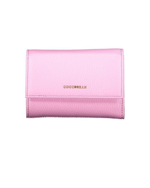 Coccinelle Pink Viola Leather Wallet