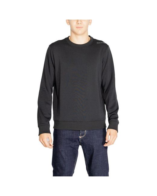 Calvin Klein Black Recycled Polyester Sweater for men